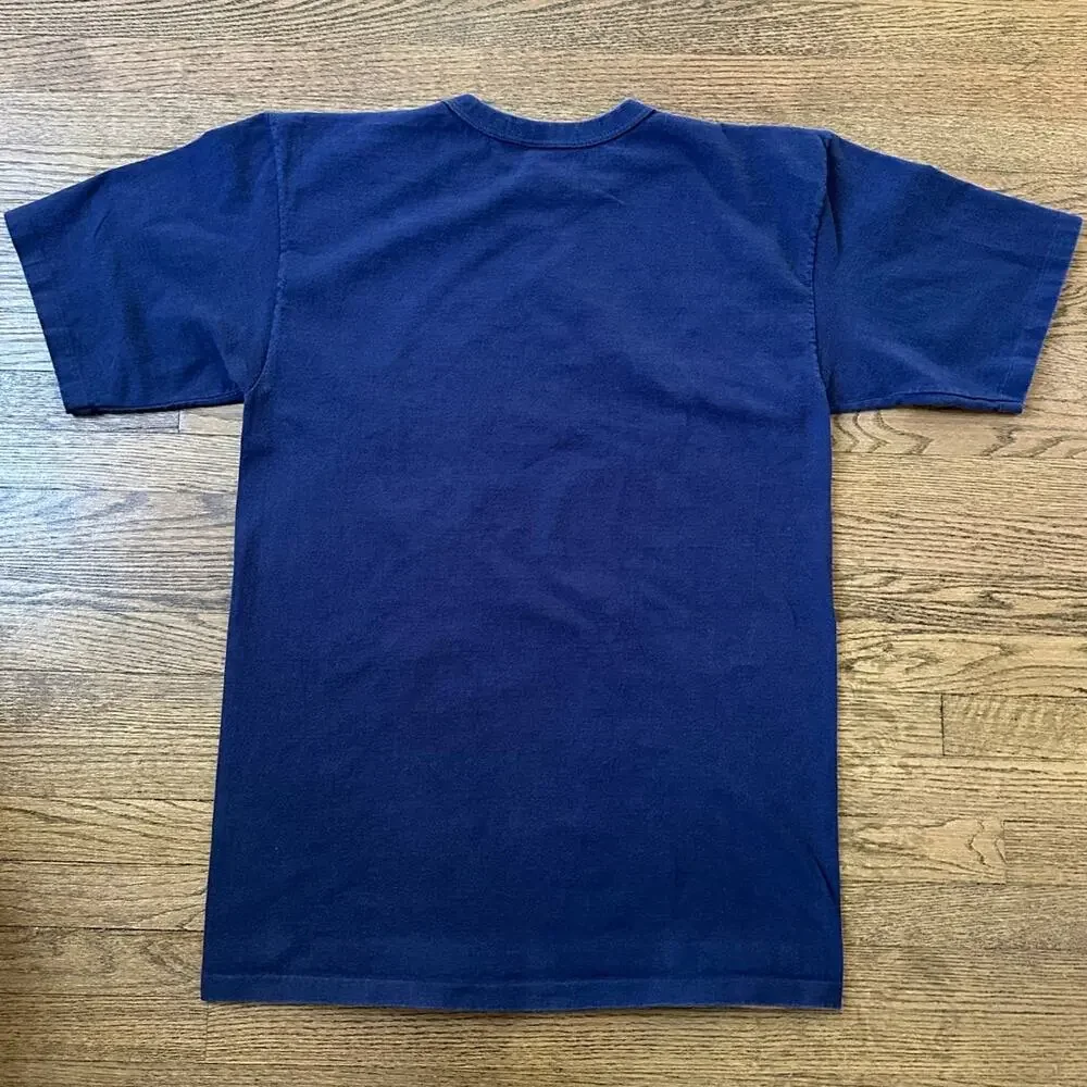 Vtg 90's Singel Stich Chicago Bears Navy Blue T-Shirt Size Large - Picture 6 of 6